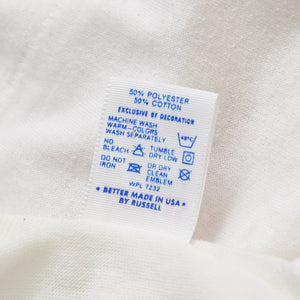 Apple 半袖Tシャツ トップス クールネック カットソー プリント ホワイト 美品 中古 4b014084