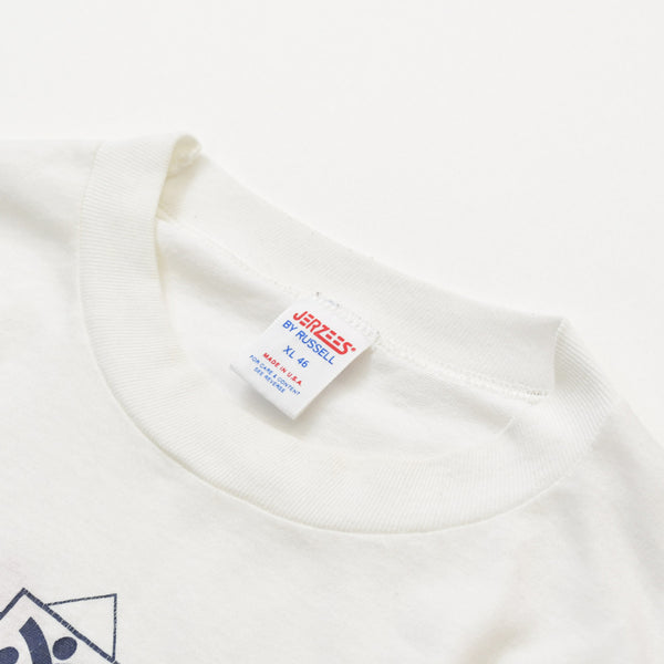 Apple 半袖Tシャツ トップス クールネック カットソー プリント ホワイト 美品 中古 4b014084