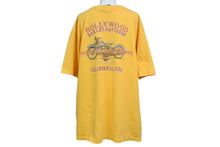 画像をギャラリービューアに読み込む, Harley Davidson ハーレーダビットソン ヴィンテージ 半袖Tシャツ American Tradition コットン イエロー サイズXL 美品 中古 4b001490