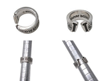 画像をギャラリービューアに読み込む, CHROME HEARTS クロムハーツ ラージ スクロースラベル リング 18号 重量約18.4g シルバー925 美品 中古 4b001499