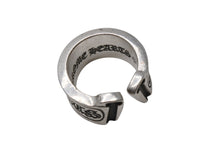 画像をギャラリービューアに読み込む, CHROME HEARTS クロムハーツ ラージ スクロースラベル リング 18号 重量約18.4g シルバー925 美品 中古 4b001499