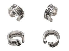 画像をギャラリービューアに読み込む, CHROME HEARTS クロムハーツ ラージ スクロースラベル リング 18号 重量約18.4g シルバー925 美品 中古 4b001499
