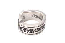 画像をギャラリービューアに読み込む, CHROME HEARTS クロムハーツ ラージ スクロースラベル リング 13号 重量約15.1g シルバー925 美品 中古 4b001500