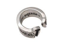 画像をギャラリービューアに読み込む, CHROME HEARTS クロムハーツ ラージ スクロースラベル リング 13号 重量約15.1g シルバー925 美品 中古 4b001500