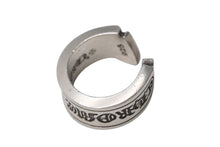 画像をギャラリービューアに読み込む, CHROME HEARTS クロムハーツ ラージ スクロースラベル リング 20.5号 重量約23.5g シルバー925 美品 中古 4b001501