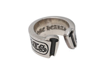 画像をギャラリービューアに読み込む, CHROME HEARTS クロムハーツ ラージ スクロースラベル リング 20.5号 重量約23.5g シルバー925 美品 中古 4b001501