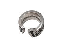 画像をギャラリービューアに読み込む, CHROME HEARTS クロムハーツ ラージ スクロースラベル リング 20.5号 重量約23.5g シルバー925 美品 中古 4b001501