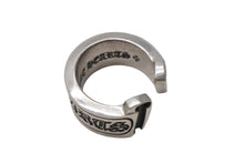 画像をギャラリービューアに読み込む, CHROME HEARTS クロムハーツ ラージ スクロースラベル リング 14号 重量約15.1g シルバー925 美品 中古 4b001502