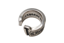 画像をギャラリービューアに読み込む, CHROME HEARTS クロムハーツ ラージ スクロースラベル リング 14号 重量約15.1g シルバー925 美品 中古 4b001502