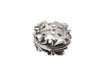 画像をギャラリービューアに読み込む, CHROME HEARTS クロムハーツ ダブルフローラルクロスリング 指輪 サイズ19号 重量約15.6g シルバー925 美品 中古 4c001507