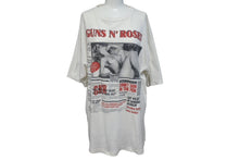 画像をギャラリービューアに読み込む, VINTAGE ヴィンテージ 80's GUNS N' ROSSES ガンズアンドローゼス Live ?!*@ Like A Suicide 半袖Tシャツ 美品 中古 4b001536