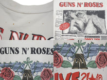 画像をギャラリービューアに読み込む, VINTAGE ヴィンテージ 80's GUNS N' ROSSES ガンズアンドローゼス Live ?!*@ Like A Suicide 半袖Tシャツ 美品 中古 4b001536
