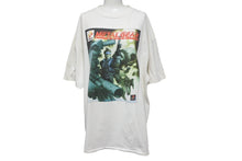 画像をギャラリービューアに読み込む, VINTAGE ヴィンテージ METAL GEAR SOLID メタルギアソリッド 半袖Ｔシャツ ホワイト コナミ 1998年 ゲーム プリント サイズXL 良品 中古 4b001546