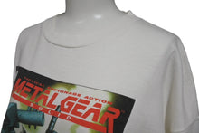 画像をギャラリービューアに読み込む, VINTAGE ヴィンテージ METAL GEAR SOLID メタルギアソリッド 半袖Ｔシャツ ホワイト コナミ 1998年 ゲーム プリント サイズXL 良品 中古 4b001546
