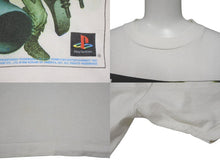 画像をギャラリービューアに読み込む, VINTAGE ヴィンテージ METAL GEAR SOLID メタルギアソリッド 半袖Ｔシャツ ホワイト コナミ 1998年 ゲーム プリント サイズXL 良品 中古 4b001546
