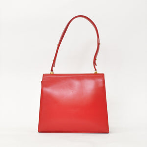 LOUIS VUITTON ルイヴィトン オペラ スパルタ ショルダーバッグ ハンドバッグ レッド ルージュ M63947 ゴールド金具 良品 中古 4a001562