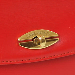 LOUIS VUITTON ルイヴィトン オペラ スパルタ ショルダーバッグ ハンドバッグ レッド ルージュ M63947 ゴールド金具 良品 中古 4a001562