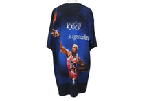 画像をギャラリービューアに読み込む, 極美品 VINTAGE ヴィンテージ Dennis Rodman デニスロッドマン 半袖Ｔシャツ ダークネイビー ブルー 1997年 バスケ NBA サイズXL 中古 4b001571
