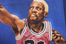 画像をギャラリービューアに読み込む, 極美品 VINTAGE ヴィンテージ Dennis Rodman デニスロッドマン 半袖Ｔシャツ ダークネイビー ブルー 1997年 バスケ NBA サイズXL 中古 4b001571
