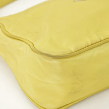 画像をギャラリービューアに読み込む, PRADA プラダ Hand Bag ハンドバッグ ミニハンドバッグ ポーチ ナイロン MV519 イエロー 美品 中古 4a001578