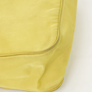 PRADA プラダ Hand Bag ハンドバッグ ミニハンドバッグ ポーチ ナイロン MV519 イエロー 美品 中古 4a001578
