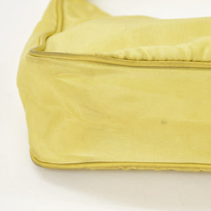 PRADA プラダ Hand Bag ハンドバッグ ミニハンドバッグ ポーチ ナイロン MV519 イエロー 美品 中古 4a001578