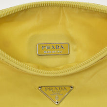 画像をギャラリービューアに読み込む, PRADA プラダ Hand Bag ハンドバッグ ミニハンドバッグ ポーチ ナイロン MV519 イエロー 美品 中古 4a001578