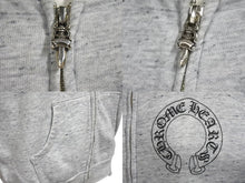 画像をギャラリービューアに読み込む, CHROME HEARTS クロムハーツ MATTY BOY マッティボーイ ジップアップフーディー パーカー サイズS ホースシュー グレー 良品 中古 4b001580