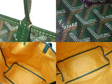 画像をギャラリービューアに読み込む, GOYARD ゴヤール × MASTERMIND マスターマインド サンルイPM トートバッグ No.091 LOVELESS限定 ラブレス グリーン 美品 中古 4b001589