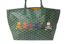 画像をギャラリービューアに読み込む, GOYARD ゴヤール × MASTERMIND マスターマインド サンルイPM トートバッグ No.091 LOVELESS限定 ラブレス グリーン 美品 中古 4b001589