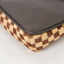 画像をギャラリービューアに読み込む, LOUIS VUITTON ルイヴィトン ダミエソバージュ ガゼル クロスボディーバッグ M92130 ハラコ ブラウン 美品 中古 4a001594