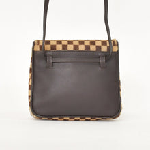 画像をギャラリービューアに読み込む, LOUIS VUITTON ルイヴィトン ダミエソバージュ ガゼル クロスボディーバッグ M92130 ハラコ ブラウン 美品 中古 4a001594