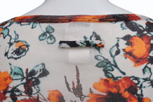 画像をギャラリービューアに読み込む, JEAN PAUL GAULTIER SOLEIL ジャンポールゴルチェ ソレイユ パワーネット 長袖トップス シアー 総柄 サイズS オレンジ 美品 中古 4b001603