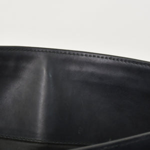 BOTTEGAVENETA ボッテガヴェネタ イントレチャート ビジネスバッグ ブリーフケース 113095 B03055888T ブラック フラップ 美品 中古 4a001606