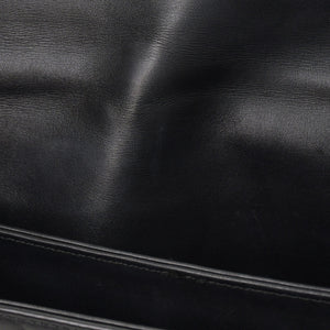 BOTTEGAVENETA ボッテガヴェネタ イントレチャート ビジネスバッグ ブリーフケース 113095 B03055888T ブラック フラップ 美品 中古 4a001606