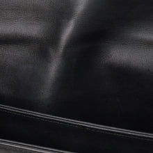 画像をギャラリービューアに読み込む, BOTTEGAVENETA ボッテガヴェネタ イントレチャート ビジネスバッグ ブリーフケース 113095 B03055888T ブラック フラップ 美品 中古 4a001606