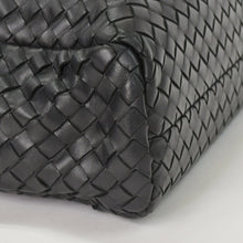 画像をギャラリービューアに読み込む, BOTTEGAVENETA ボッテガヴェネタ イントレチャート ビジネスバッグ ブリーフケース 113095 B03055888T ブラック フラップ 美品 中古 4a001606
