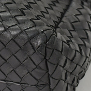 BOTTEGAVENETA ボッテガヴェネタ イントレチャート ビジネスバッグ ブリーフケース 113095 B03055888T ブラック フラップ 美品 中古 4a001606