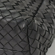 画像をギャラリービューアに読み込む, BOTTEGAVENETA ボッテガヴェネタ イントレチャート ビジネスバッグ ブリーフケース 113095 B03055888T ブラック フラップ 美品 中古 4a001606