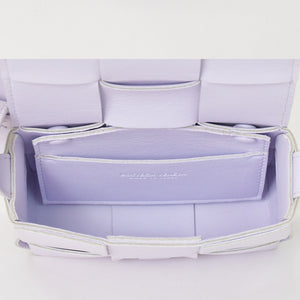 極美品 BOTTGA VENETA ボッテガヴェネタ カセット マキシ イントレチャート Shoulder Bag ショルダーバッグ 666688 VMAY1 9009 中古 4a001611