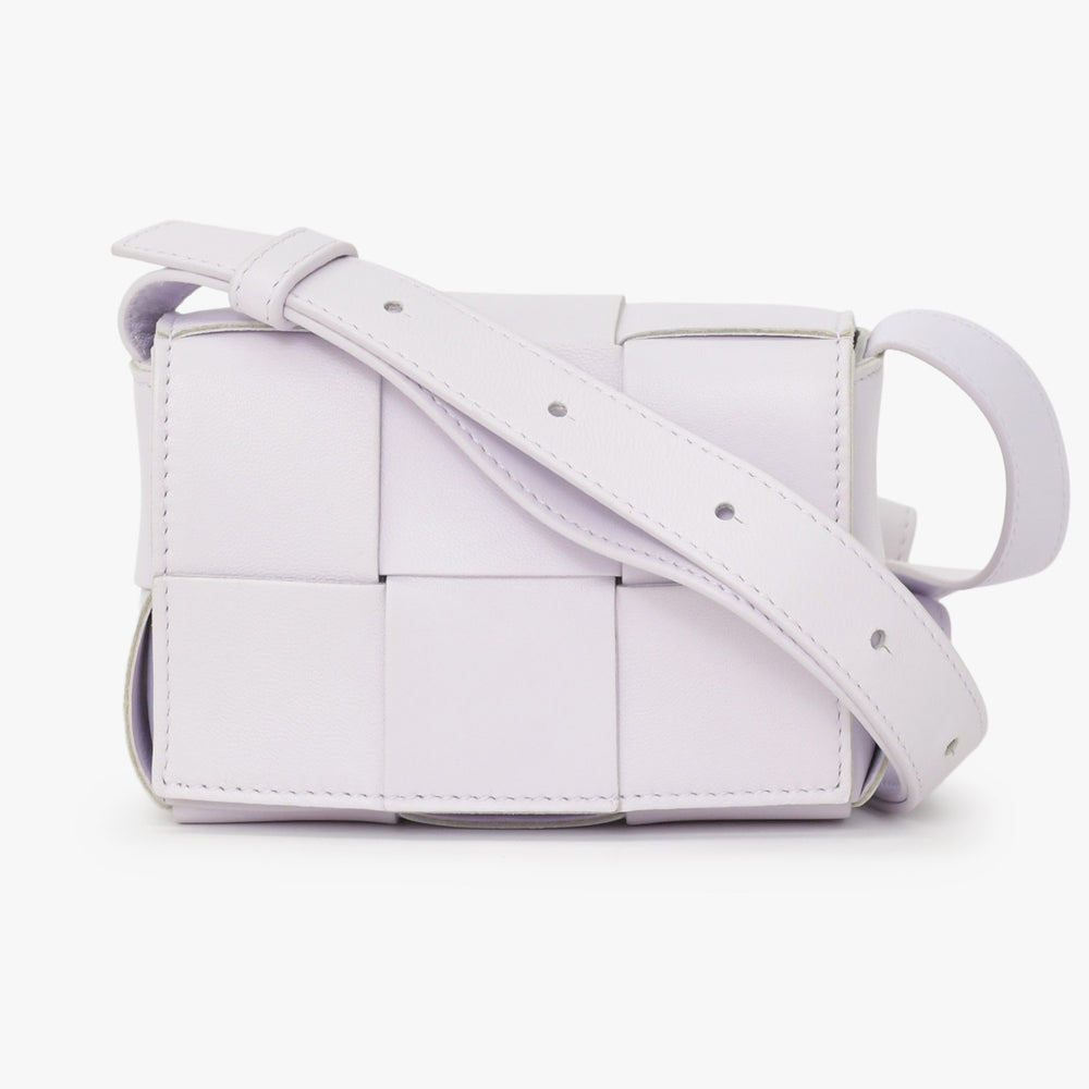 極美品 BOTTGA VENETA ボッテガヴェネタ カセット マキシ イントレチャート Shoulder Bag ショルダーバッグ 666688 VMAY1 9009 中古 4a001611