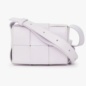 極美品 BOTTGA VENETA ボッテガヴェネタ カセット マキシ イントレチャート Shoulder Bag ショルダーバッグ 666688 VMAY1 9009 中古 4a001611