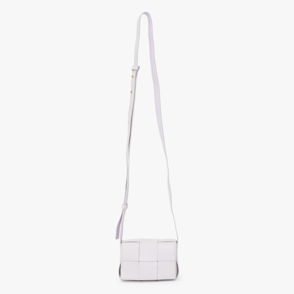 極美品 BOTTGA VENETA ボッテガヴェネタ カセット マキシ イントレチャート Shoulder Bag ショルダーバッグ 666688 VMAY1 9009 中古 4a001611