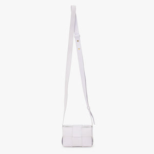 極美品 BOTTGA VENETA ボッテガヴェネタ カセット マキシ イントレチャート Shoulder Bag ショルダーバッグ 666688 VMAY1 9009 中古 4a001611