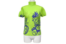 画像をギャラリービューアに読み込む, 極美品 ISSEY MIYAKE me イッセイ ミヤケ ミー ボックスプリーツ ハイネック カットソー M181FK335 グリーン ブルー 中古 4b001614