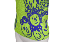 画像をギャラリービューアに読み込む, 極美品 ISSEY MIYAKE me イッセイ ミヤケ ミー ボックスプリーツ ハイネック カットソー M181FK335 グリーン ブルー 中古 4b001614