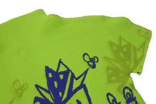 画像をギャラリービューアに読み込む, 極美品 ISSEY MIYAKE me イッセイ ミヤケ ミー ボックスプリーツ ハイネック カットソー M181FK335 グリーン ブルー 中古 4b001614