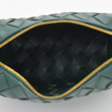 画像をギャラリービューアに読み込む, BOTTEGAVENETA ボッテガヴェネタ MINI LOOP ミニ ループ カメラバッグ ショルダーバッグ 723547 イントレチャート グリーン 美品 中古 4a001615