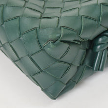 画像をギャラリービューアに読み込む, BOTTEGAVENETA ボッテガヴェネタ MINI LOOP ミニ ループ カメラバッグ ショルダーバッグ 723547 イントレチャート グリーン 美品 中古 4a001615