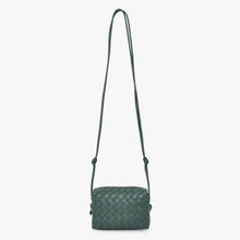 画像をギャラリービューアに読み込む, BOTTEGAVENETA ボッテガヴェネタ MINI LOOP ミニ ループ カメラバッグ ショルダーバッグ 723547 イントレチャート グリーン 美品 中古 4a001615